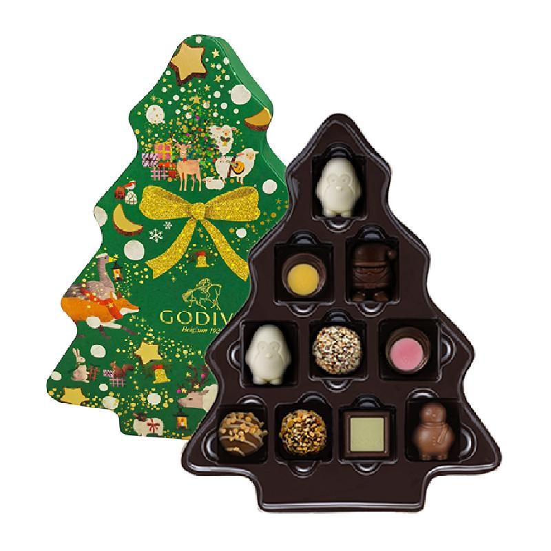 天猫 GODIVA/歌帝梵冬日缤纷系列巧克力礼盒新年礼春节过年红色年货