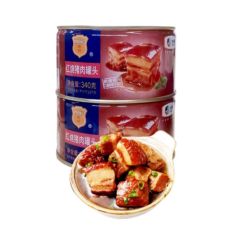 梅林 红烧猪肉罐头340g*2罐