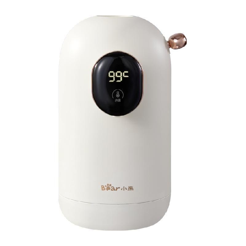天猫 小熊即热式饮水机桌面台式小型迷你速热饮水器便携式矿泉水加热器 米白色 .