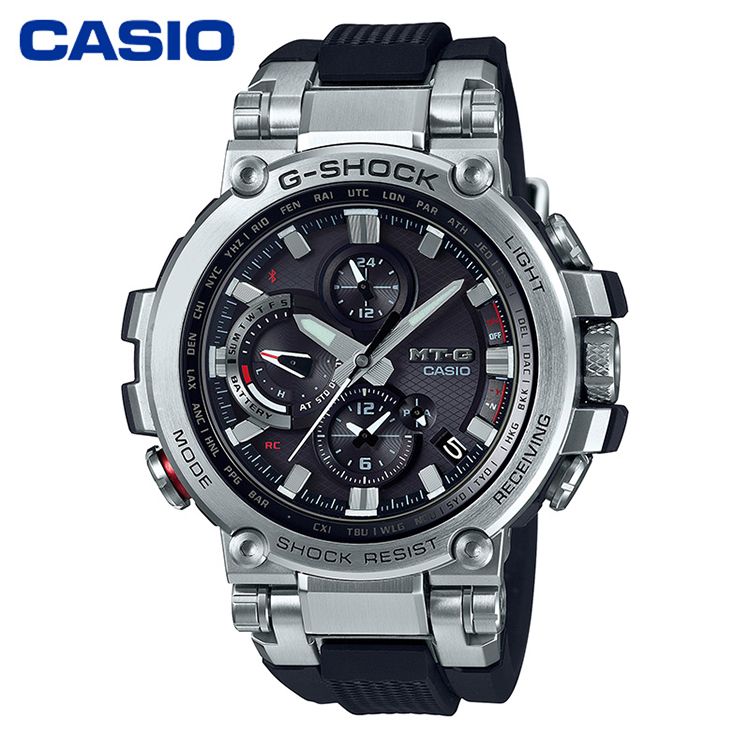 CASIO 卡西欧 MTG-B1000系列 防水运动石英太阳能电波商务手表