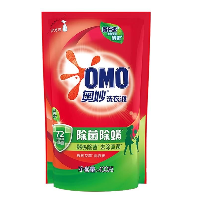 天猫 奥妙除菌除螨洗衣液家庭补充装400g 无规格 .