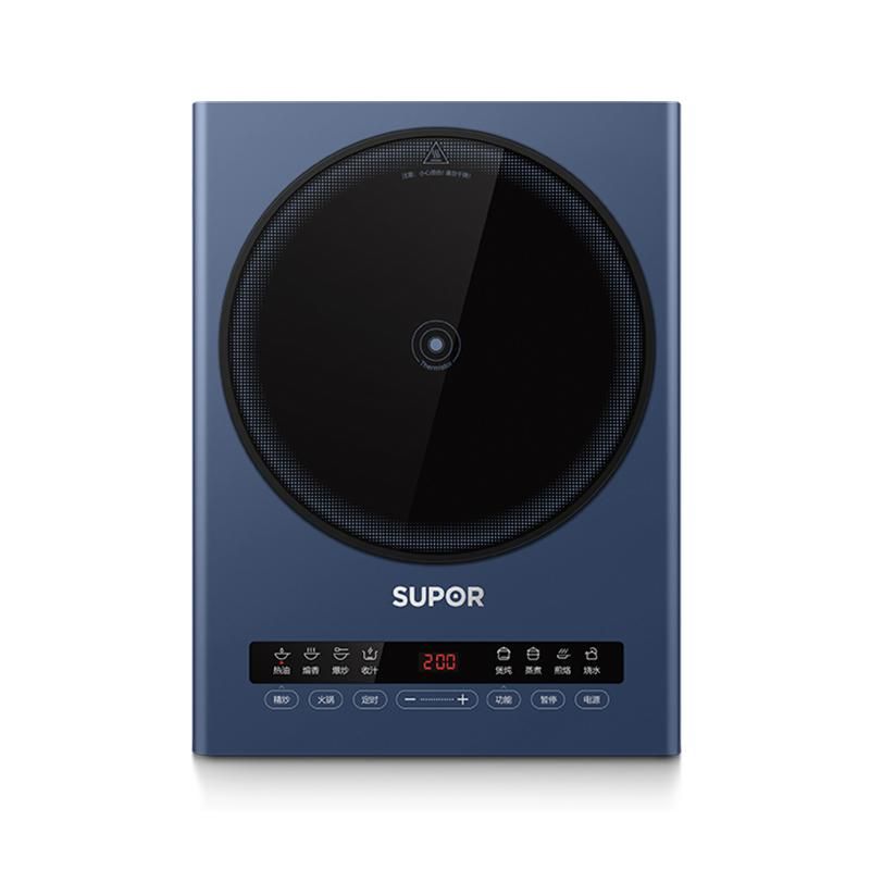 天猫 苏泊尔(SUPOR)电磁炉C22-IH963D素彩机身22档火力LTE强化微晶板 蓝紫色 .
