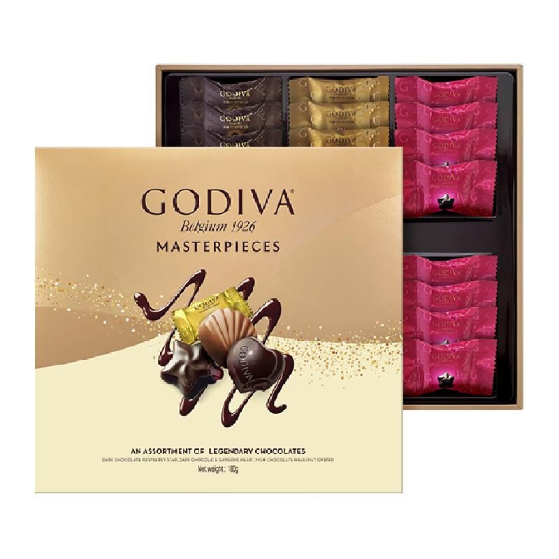 天猫 GODIVA/歌帝梵经典大师系列节日限定巧克力礼盒24颗装送礼礼物 无规格 .