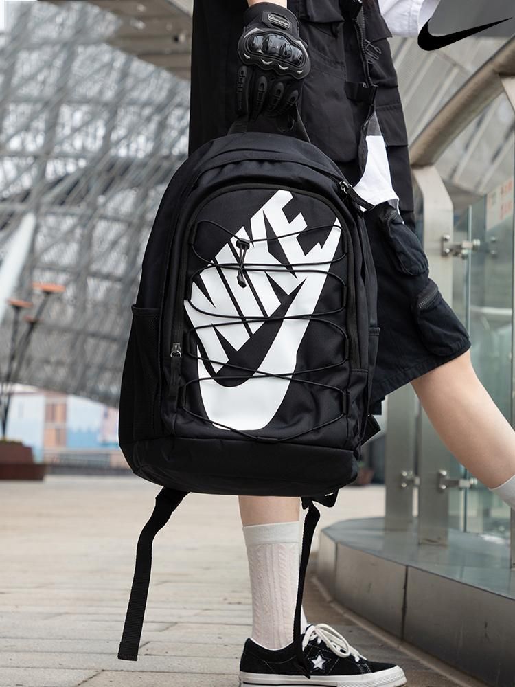 天猫 NIKE耐克男包女包学生书包运动休闲双肩包大容量电脑包背包DV1296 DV1296-010/主图款；20-35升 .