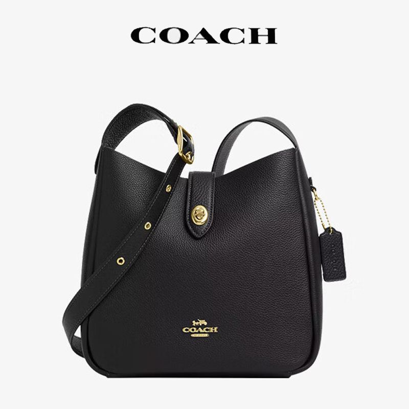 COACH/蔻驰 Hadley单肩腋下包斜挎托特流浪包 黑色 CW002IMBLK 美国进口 XUNAN 送礼好物