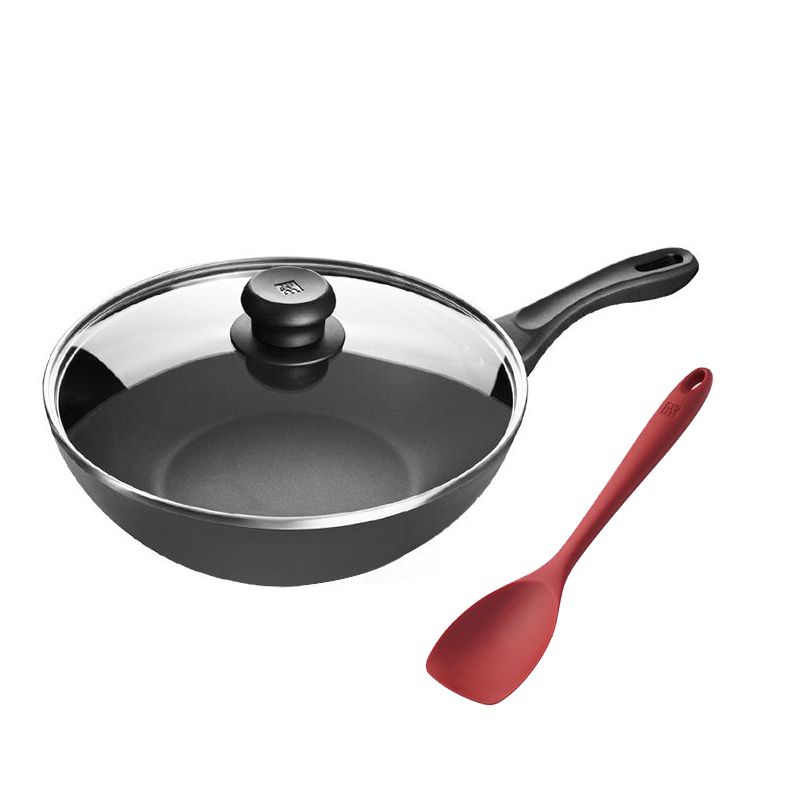 双立人  ZWILLING Motion L系列不粘中式炒锅30厘米【赠小号硅胶锅铲】