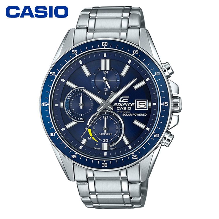 CASIO 卡西欧 EDIFICE EFS-S510系列 太阳能动力 日期显示 商务男表时尚休闲防水手表