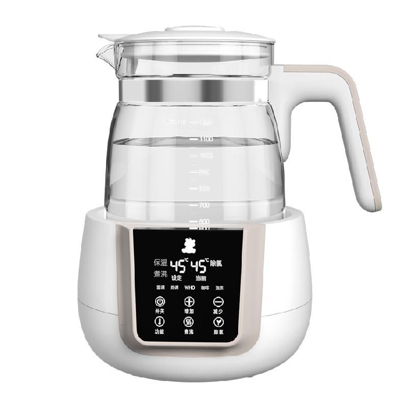 天猫 小白熊调奶器暖奶器HL-0857养生壶全自动冲奶机泡奶粉全玻璃壶 【经典款-高硼硅玻璃壶身】畅销15年 行业第一 .