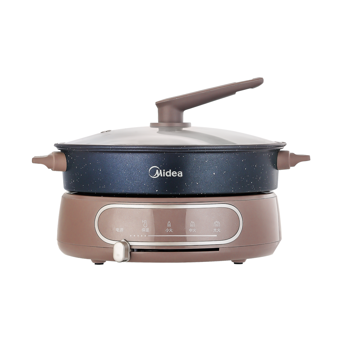 midea 美的 电火锅分体式家用电炒锅电煮锅电热锅料理锅多功能4.5L大容量DHE30H4 精选